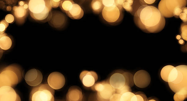 istock Frame of defocused lights on black with copyspace 471278585