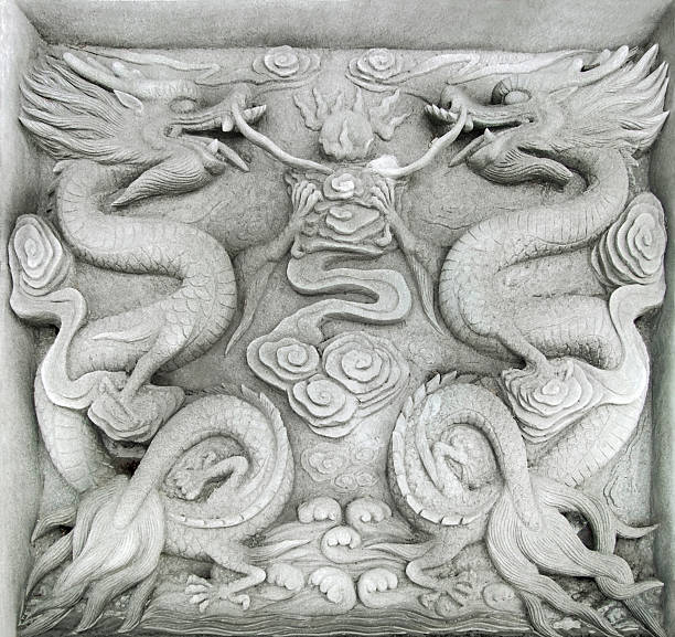 chinois firedrake relief - gegenüber photos et images de collection