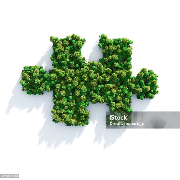 Puzzle Verde - Fotografie stock e altre immagini di Riciclaggio - Riciclaggio, Rompicapo, Confusione mentale