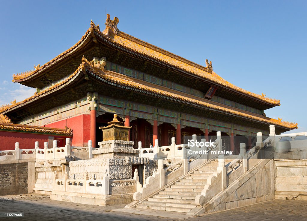 Golden Pagoda, Pałac niebieska czystości, Zakazane Miasto - Zbiór zdjęć royalty-free (Architektura)