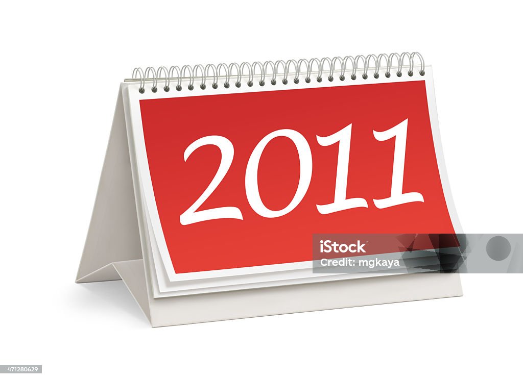 Новый год 2011 Настольный календарь Cover - Стоковые фото 2011 роялти-фри
