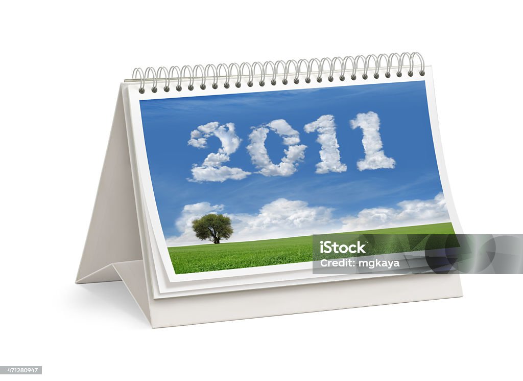 Новый год 2011 Настольный календарь Cover - Стоковые фото 2011 роялти-фри