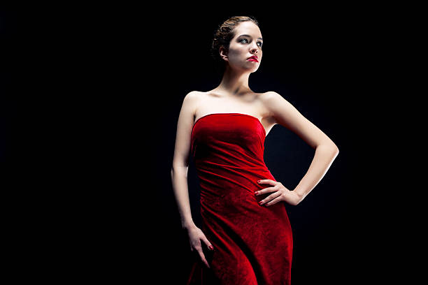 istock Glamourous gothic girl 471281099