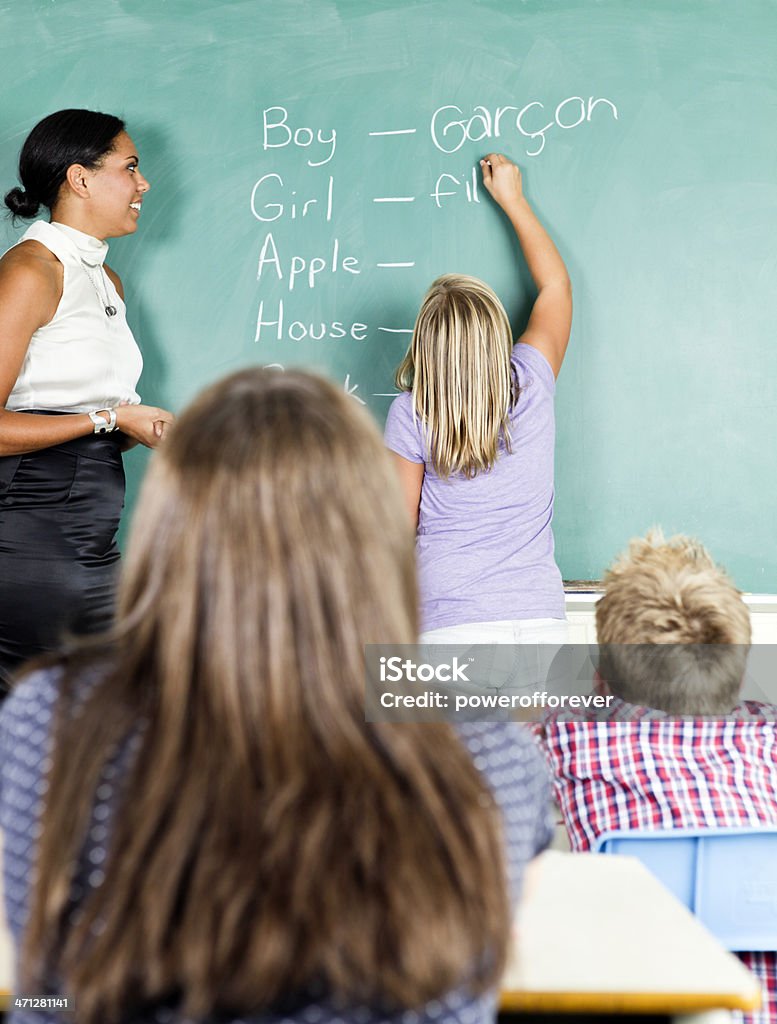 Französisch lernen - Lizenzfrei Französisch - Sprache Stock-Foto