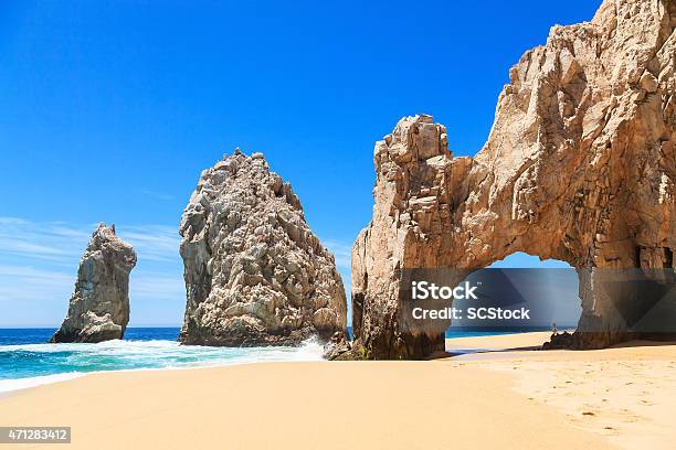 Photo Of A Beach In Cabo San Lucas Stock Photo - Download Image Now - Cabo San Lucas, Mexico, Natural Arch