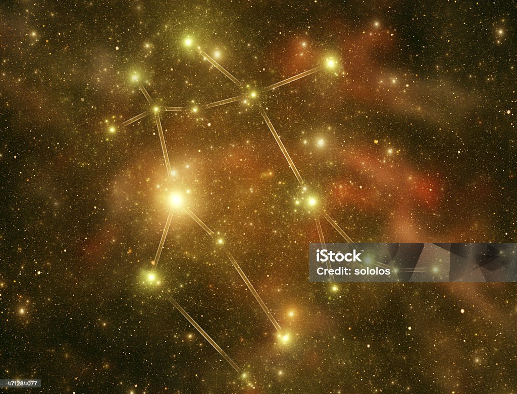 Zodiacal costellazioni. Gemini - Foto stock royalty-free di Costellazione