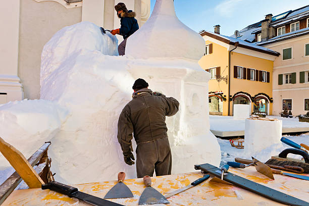 istock San Candido Snow Festival, Dutch Team at Work 471284521