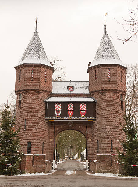 entrance of a medieval castle