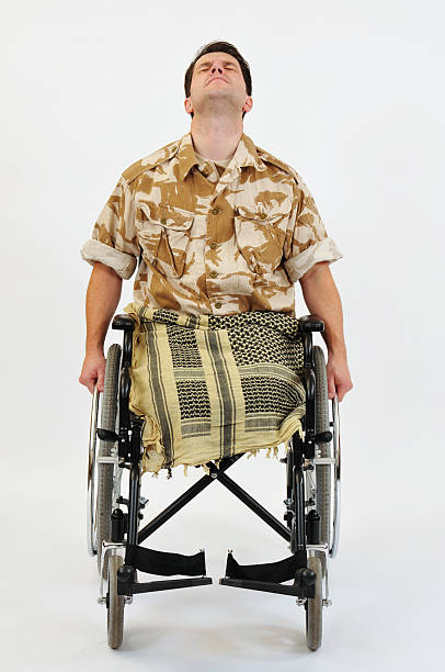 istock Amputee Soldier In Wheelchair 471286989