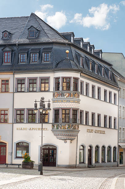 istock Colorful corner at the old town pharmacy Gera, Thuringia Germany 471287505