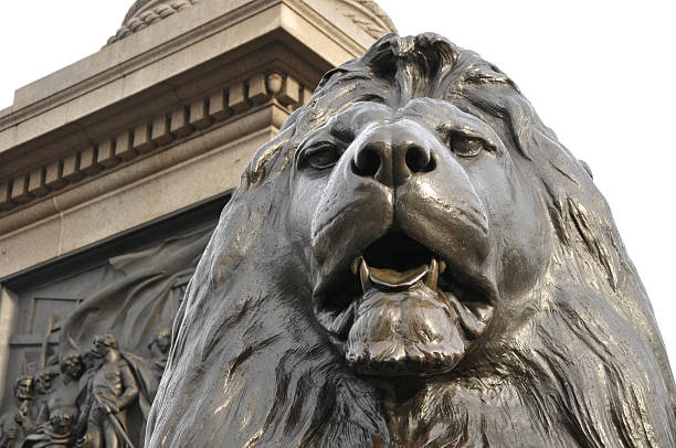 istock Lion, Nelson's Column, Trafalgar Square, London 471287529