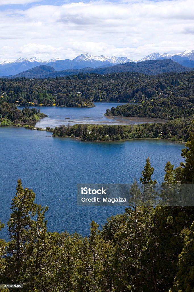 Vista panorâmica - Royalty-free Andes da Patagónia Foto de stock