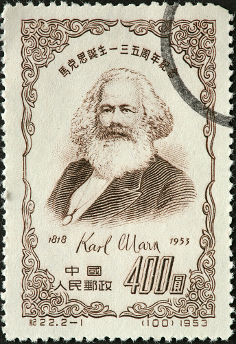 Karl Marx, co author of \