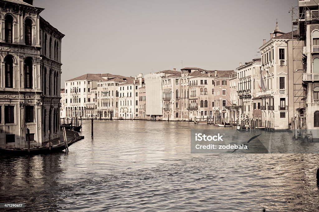Canal Grande w Wenecji, Włochy, Wenecja Euganejska - Zbiór zdjęć royalty-free (Architektura)