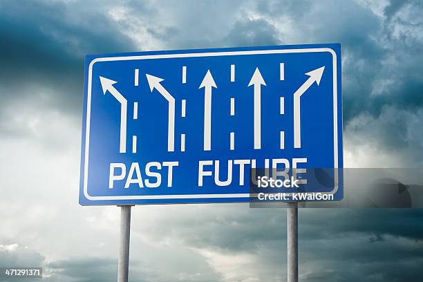 Life Crossroad Stock Photo - Download Image Now - Forecasting, The Past, Advice