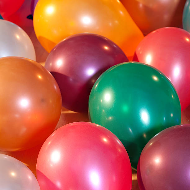 istock Colorful balloons at a party 471292689