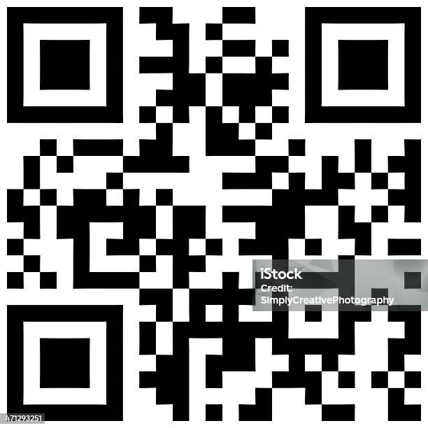 Codice Qr - Fotografie stock e altre immagini di Affari - Affari, Allerta, Astratto