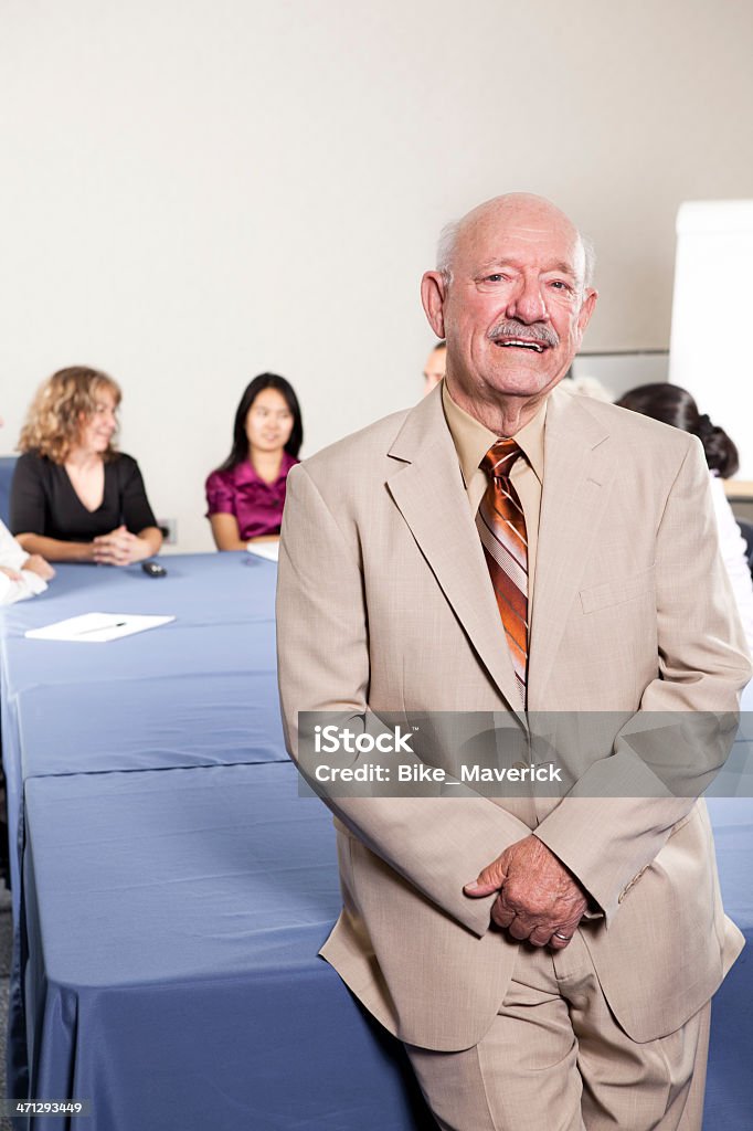 Leitender Geschäftsmann - Lizenzfrei Aktiver Senior Stock-Foto