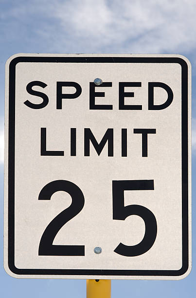 istock 25 Miles Per Hour Speed Limit Sign 471293551