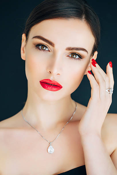 istock Studio shot of young beautiful woman 471295358