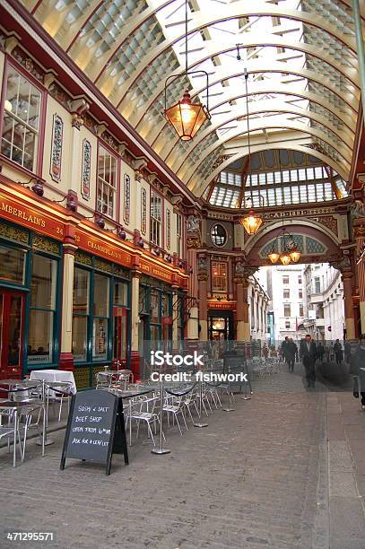 Leadenhall Market Stock Photo - Download Image Now - Architecture, Built Structure, Business Finance and Industry