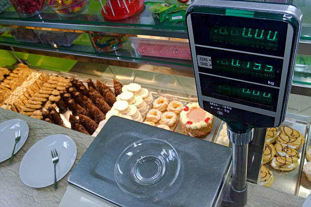 istock digital scale on counter in the shop 471295762