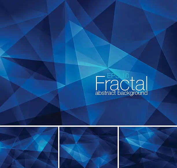 Vector illustration of Fractal Abstract Background