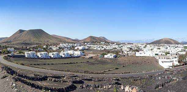 istock Lanzarote - Look at the village Uga 471299228
