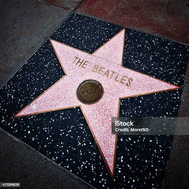 The Beatles Walk Of Fame Hollywood Stock Photo - Download Image Now - The Beatles, California, City Of Los Angeles