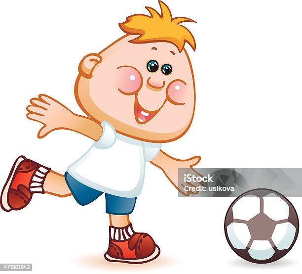 Sports Schoolboy Stock Illustration - Download Image Now - 2015, Active Lifestyle, Activity