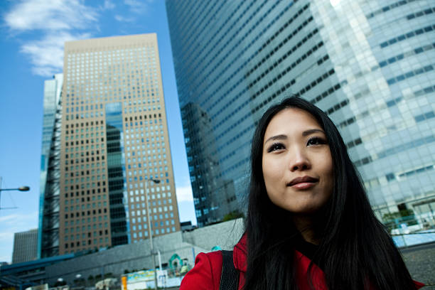 istock Asian woman walking at the streets 471302109