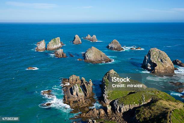 Nugget Point Catlins Wyspie Południowej Nowej Zelandii - zdjęcia stockowe i więcej obrazów Bez ludzi