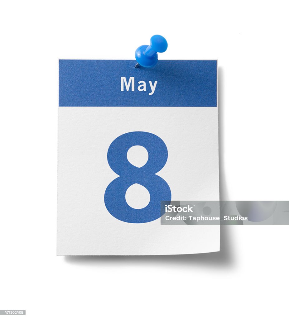 5 月 8 日カレンダー - 五月のロイヤリティフリーストックフォト