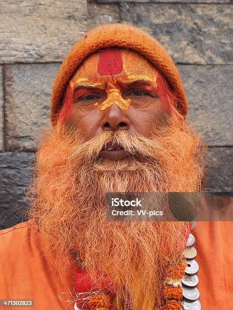 Sadhu Retrato Foto de stock y más banco de imágenes de Adulto - Adulto, Asia, Barba - Pelo facial