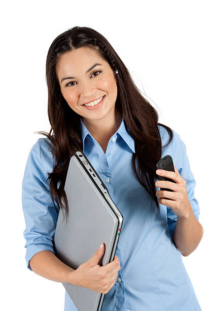 Young woman in office