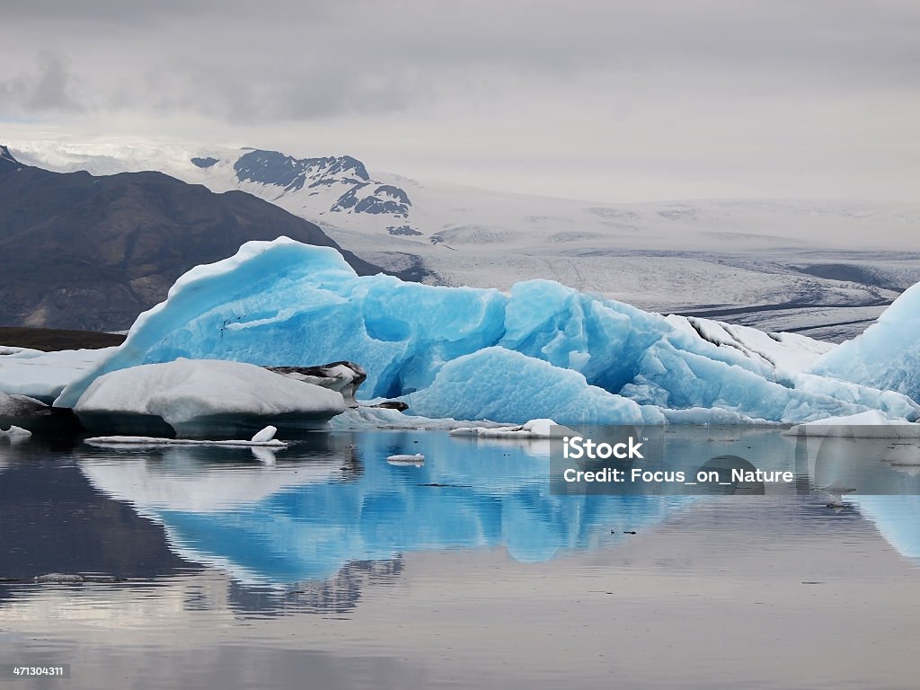 Lago glaciar de Jokulsarlon - Royalty-free Alterações climáticas Foto de stock