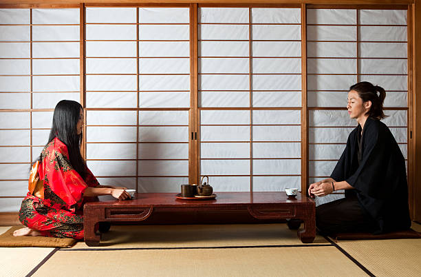 istock Japanese family having a tea time 471304571