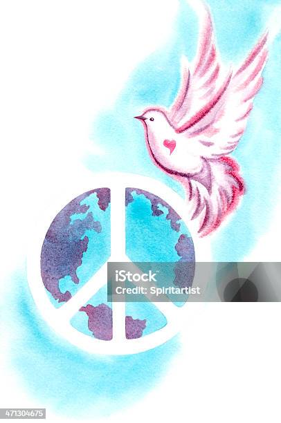 Peace Symbols Stock Illustration - Download Image Now - Dove - Bird, Multi Colored, Symbols Of Peace