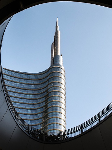 Skyscrapers and modern buildings in Porta Nuova, Milan.