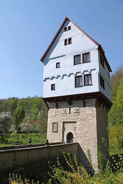 Photo of old medieval tower