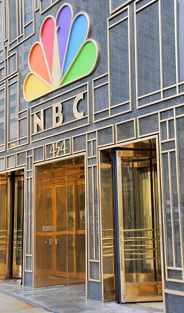 nbc 타워, 시카고 - nbc chicago vertical built structure 뉴스 사진 이미지