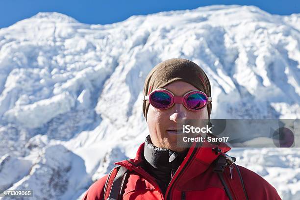 Bergkette Annapurna Nepal Mit Alpine Guide Stockfoto und mehr Bilder von Bergsteigen - Bergsteigen, Menschliches Gesicht, Annapurna-Schutzgebietprojekt