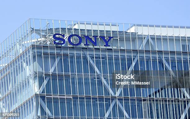 Sony Logo Stock Photo - Download Image Now - Sony, Blue, Built Structure
