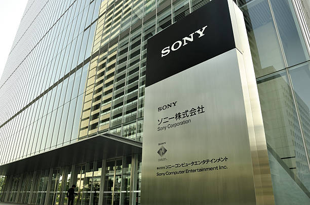 sony ufficio placca - sony foto e immagini stock