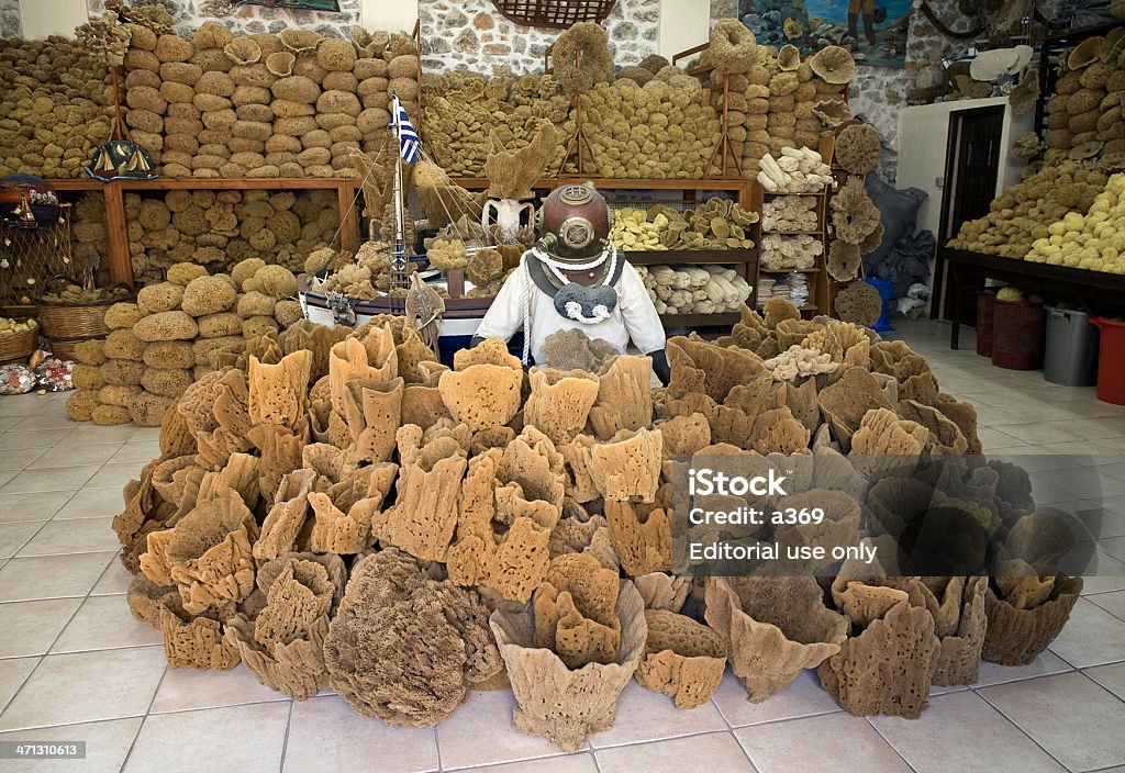 Schwamm Paradies - Lizenzfrei Insel Kalymnos Stock-Foto