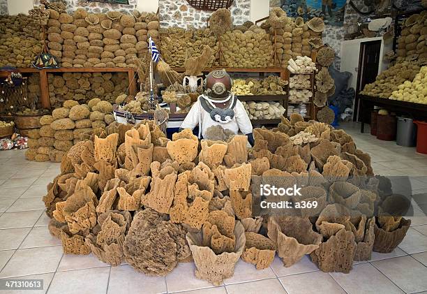 Schwamm Paradies Stockfoto und mehr Bilder von Insel Kalymnos - Insel Kalymnos, Schwamm, Waschschwamm