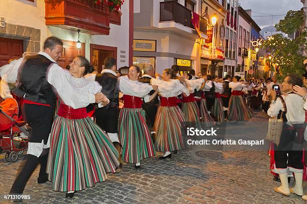 Bajada De La Fiesta De La Virgen Islas Canarias Foto de stock y más banco de imágenes de La Palma - Islas Canarias - La Palma - Islas Canarias, Personas, Acontecimiento