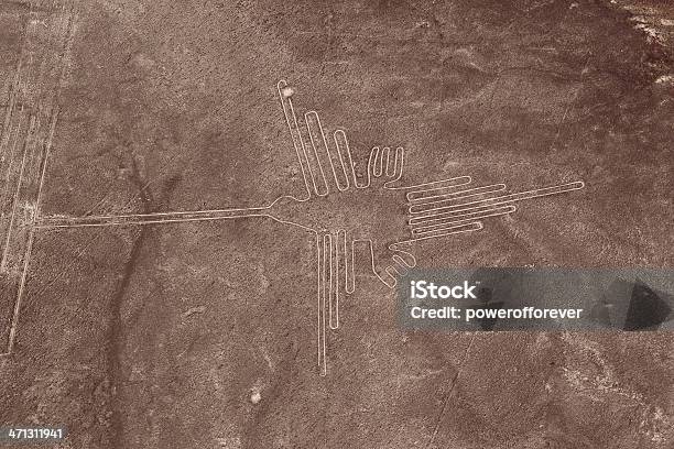 Linee Di Nazcacolibrì - Fotografie stock e altre immagini di Nazca - Nazca, Linee di Nazca, Perù