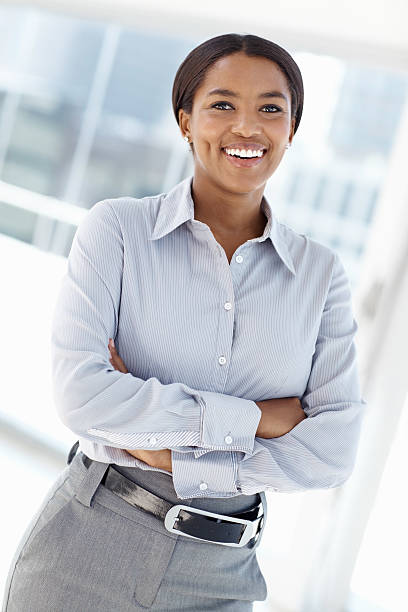 istock Successful business woman smiling 471312369