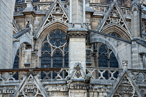 istock notre dame paris statues and gargoyles 471314568